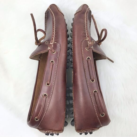 Cole Haan Gunnison Brown Leather Driving Loafers - Picture 6 of 14